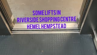 Some lifts in Riverside Shopping Centre in Hemel Hempstead [upl. by Cordie]