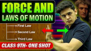 Force and Laws of Motion Complete Chapter🔥 CLASS 9th Science NCERT covered  Prashant Kirad [upl. by Seth968]