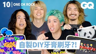 ENG SUB ONE OK ROCK愛用物大公開：團魂快20年不滅！好兄弟桌布、手機殼都一樣、TAKA專屬牙膏配方？Ryota過敏人一生推衛生紙、Tomoya也是獵人迷！｜明星的10件私物 [upl. by Laktasic]