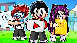 NOS CONVERTIMOS en UNA FAMILIA de YOUTUBERS en ROBLOX  Karim Juega [upl. by Godart863]