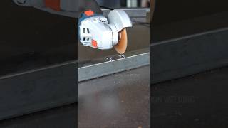 only geniuses could think of this cutting technique cuttingskills shorts metal ironwelding [upl. by Nostets]