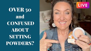 Setting Powders for Women Over 50  Mature Skin Tips [upl. by Hesther]