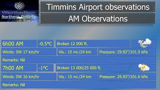 Saturday March 2nd 2024 OvernightAM airport observations [upl. by Justine]