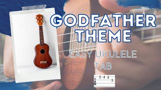 Godfather Theme  Il Padrino  Easy Ukulele Tutorial [upl. by Sivatco]