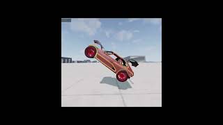 Hydroplaning at 200mph shorts automobile memes beamngcrashes [upl. by Ayyn]