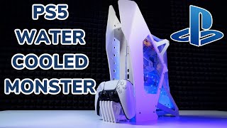 New PS5 Water Cooled Console Coming Soon PC Custom Design [upl. by Einned]