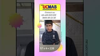 Meet Faizan from Ucmas Brisbane showing excellent mental math skills [upl. by Adihsaar]