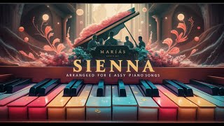 The Marías  Sienna  Easy Piano Songs [upl. by Mailand]