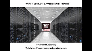 08 VMware Esxi 65 to 67 Upgrade Video Tutorial [upl. by Ahsiuqram]