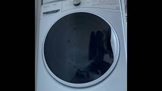 Whirlpool Front Load Washing Machine Model WFW85HEFW1 Laundry Cycle  ASMR [upl. by Terina]