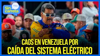 EL COLMO Crisis en Venezuela por apagón masivo Sólo tiene luz el palacio de Miraflores  Canal 1 [upl. by Enelrahc590]