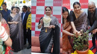 Vidya Balan Grand Entry At New Store Launch Of Senco Gold amp Diamonds’ In Borivali Mumbai [upl. by Eilatam]