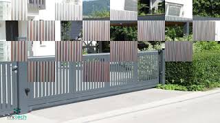 Iron Latest New 300 Design Gate Home Main Gate Stainless Steel Gate Design [upl. by Latham505]