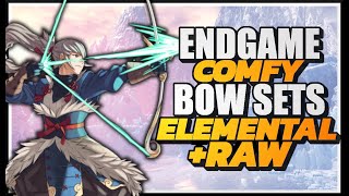 ENDGAME ICEBORNE BOW BUILDS  MHW  ICEBORNE  ELEMENTAL AND RAW BOW BUILDS  COMFORT [upl. by Us]