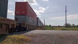 Intermodal Méxicali México FXE 4673 Rumbo Sur [upl. by Edna670]