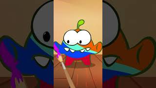 Lets Paint Om Nom  Peinture De Visage Drôle shortsfeed shorts omnomfunnycartoons [upl. by Idonna]