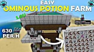 Best ominous potion farm in Minecraft minecraft 39 [upl. by Enert]