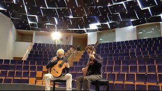 LUTOSLAWSKI In Memoriam for two guitars Marek PASIECZNY feat Michal STANIKOWSKI [upl. by Enorej]