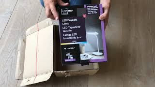 Video 1 Puzzellamp LIDL ‘LIVARNO home LED daglichtlamp’  wat zit er in de doos Puzzel1000Stukjes [upl. by Miltie]