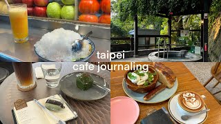 Cafe journaling 📓☕️ Taipei 101 amp Beitou hot springs🗼 [upl. by Polash932]