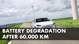 EV Battery degradation on Ioniq after 4 years  60000 km [upl. by Eidnarb]