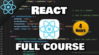 React Full Course for free ⚛️ 2024 [upl. by Ahsoj941]