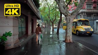 【Shanghai walk 4K】Early morning stroll along Wukang Road（武康路） Shanghai [upl. by Devin]