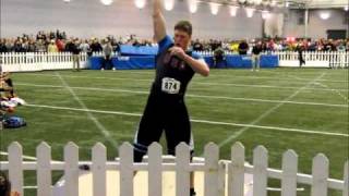 Ryan Crouser UW Indoor 745quot 2132011 [upl. by Hedvah]