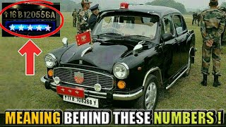 Meaning Behind Number Plates Of Military Vehicles Indian Military Vehicles Hindi [upl. by Eelarac835]