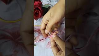 How To Make Me Yarner Bracelet craft shorts subscribe [upl. by Adnuhsar]