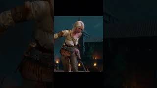 Ciri fighting in the eternal fire Temple  the witcher 3 deadpoolandwolverine shortsviral [upl. by Clive]