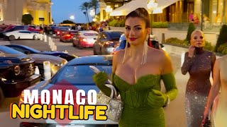 MONACO LUXURIOUS RICH LADIES NIGHTLIFE amp MONACO SUPER CARS [upl. by Walli]