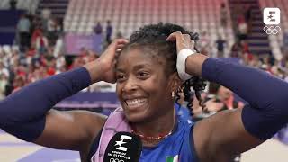 Miriam Sylla dopo Italia Turchia Ancora non ci credo ora in fina [upl. by Weathers]