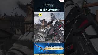 Wish and Win 07  24 Nov 2024  Garena Call of Duty Mobile [upl. by Forest]