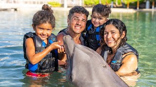 Our Kids Swim with Dolphins for the First Time [upl. by Eendyc497]