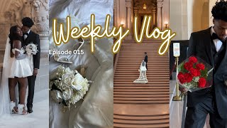 Weekly Vlog  Eps 015  WE ELOPED IN CALI  Official Elopement Vlog  GRWM  WIFEY ERA  More [upl. by Niriam362]