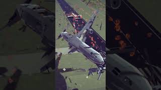 Emergency Landing besiege landing airplaneemergency airplaneaccident emergencylanding [upl. by Alvis493]