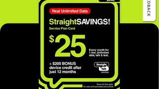 Straight Talk StraightSavings 25 unlimited starter kit Plan ￼Unboxing amp SpeedTest [upl. by Ashly]