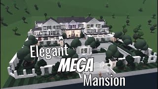 Bloxburg Elegant MEGA Mansion TOUR [upl. by Tshombe427]