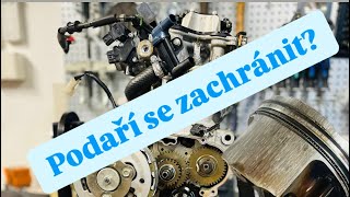 Yamaha YZF R125 oprava motoru  full engine rebuild  No oil no funny  ​⁠7374Garage [upl. by Darach]