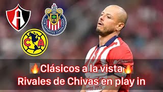 🚨ENTÉRATE de los posibles RIVALES DE chivas en play in  Noticias Chivas [upl. by Joana]