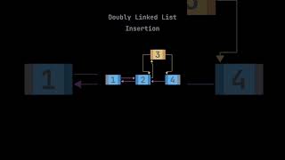 Doubly Linked List Insertion  shorts [upl. by Larret804]