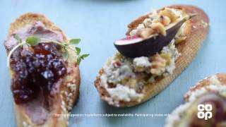 Coop Food  How to Make Quick Crostinis [upl. by Marbut439]