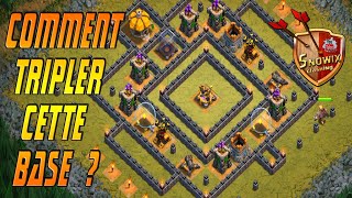 Comment Faire 3 étoiles a quot Croix et Arcsquot Th 89101112 Clash of clans [upl. by Terti]