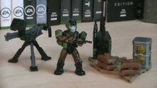 Halo Mega Bloks 97207 UNSC Weapons Pack II Review [upl. by Herries]