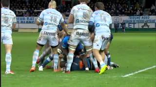 Top 14  12ème journée  Castres  Racing Métro 92 20142015 [upl. by Naleek]