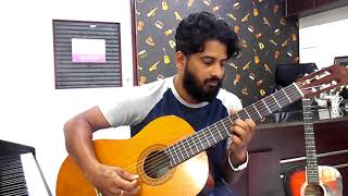 Cheli Movie  Manohara Video Song  Madhavan Reema Sen  Guitar cover by Santosh [upl. by Tnayrb]