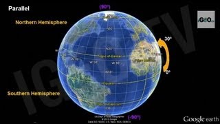 Earth Parallels and Meridians Latitude and Longitude IGEO TV [upl. by Elkin339]