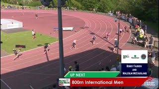 Men’s International 800m at the 2024 Belfast Irish Milers Meet in Association With Tripadvisor [upl. by Iago316]