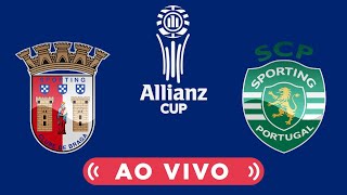 🔴BRAGA x SPORTING AO VIVO  COPA DA LIGA PORTUGUESA  SEMIFINAL  NARRAÇÃO⚽️ [upl. by Adar371]